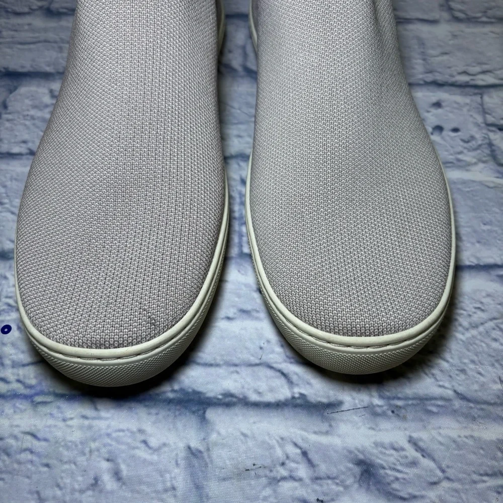 Rothy’s Women’s Chelsea Sneakers Boots Size 11.5 Lilac Gray Knit Comfortable